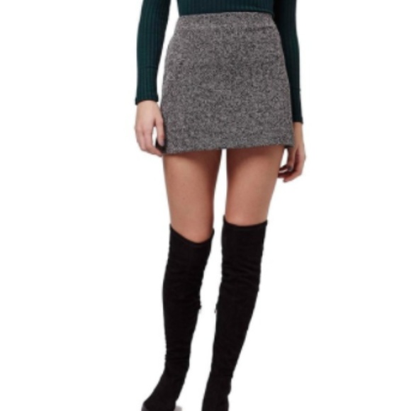 Topshop Dresses & Skirts - Topshop jersey herringbone  A-line skirt